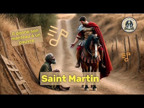 🎶 La Vie de Saint Martin de Tours | Chanson & Histoire ✨ #Charité #Foi