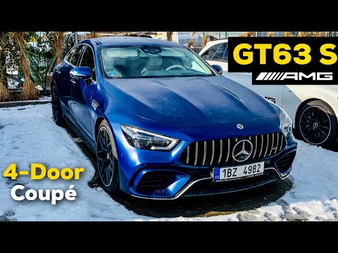 2019 Mercedes AMG GT 4-Door 63 S FULL IN-DEPTH REVIEW Exhaust Exterior Interior Brilliant Blue Magno Video