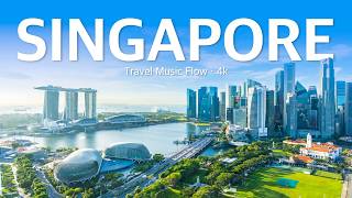 Singapore 4K | Deep House 🌆 Futuristic City Vibes & Travel Music