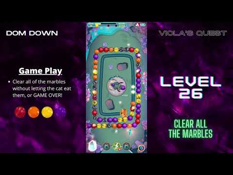 Viola's Quest 🟣🟠🔴 / Level 26 / Dom Down