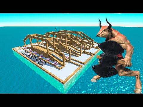 Escape From Minotaur - Last Survivor - Animal Revolt Battle Simulator