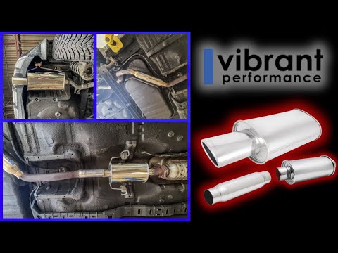Vibrant Ultra Quiet Resonator & Vibrant StreetPower Oval Muffler