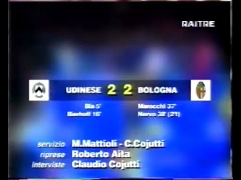 1996-97 (4a - 29-09-1996) Udinese-Bologna 2-2 [Bia,Bierhoff,Marocchi,Nervo] Servizio D.S.Rai3