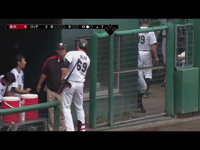 【ファーム】ライトスタンド一直線!! マリーンズ・肘井が痛烈なホームラン!! 2018/9/18 M-E(ファーム)