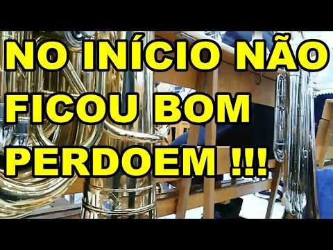 HINO 329 CCB - COM FÉ COMBATE - INÍCIO NÃO FICOU  BOM, MAS ACERTAMOS DEPOIS - CULTO CCB - TUBA KING.
