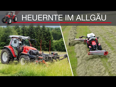 1. Schnitt im Allgäu I Doppelmessermähwerk und Kammschwader I zu Besuch bei BB Umwelttechnik