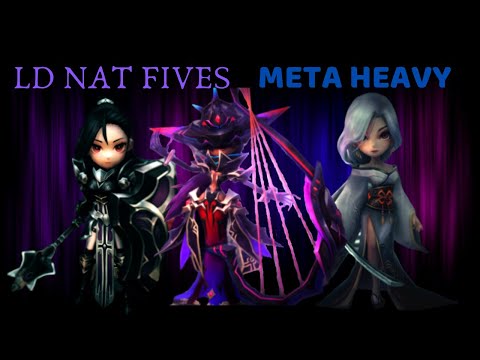 Summoners War the Power of LD NAT FIVES I Leona, Vivachel, and Illianna