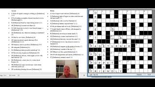 Can the Times crossword be solved using the wordplay only?