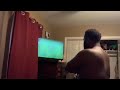 A Man Punches Tv Screen Funny Version
