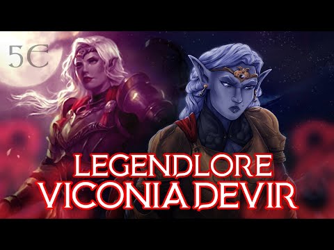 D&D Legendlore: Viconia DeVir | D&D 5th Edition & Baldur's Gate Character Breakdown