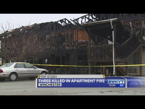 Three dead, six injured in Winchester apartment fire