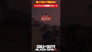 【BO6】知っておいて損はない！！ペイバックの裏取りルート！【Call of Duty】【ゆきちGAMES】#shorts