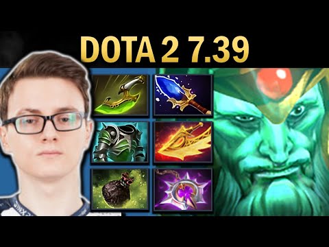 Wraith King Gameplay Miracle with Cuirass and Nullifier - Dota 7.39