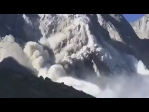 Gigantischer Bergsturz in Graubünden: Eine Lawine aus Stein, Wasser und Erde überrollte das Dorf