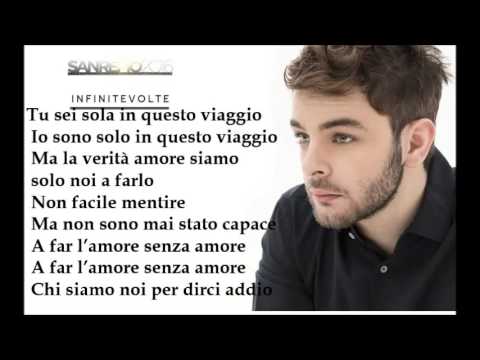 Lorenzo Fragola - Infinite Volte (Testo)
