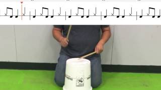 Uptown Funk Elementary Bucket Drum Follow Along