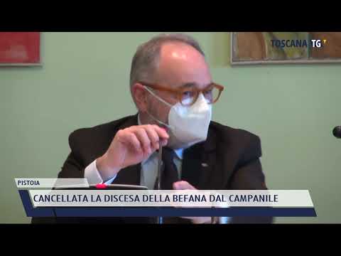 2021-12-22 PISTOIA - CANCELLATA LA DISCESA DELLA BEFANA DAL CAMPANILE