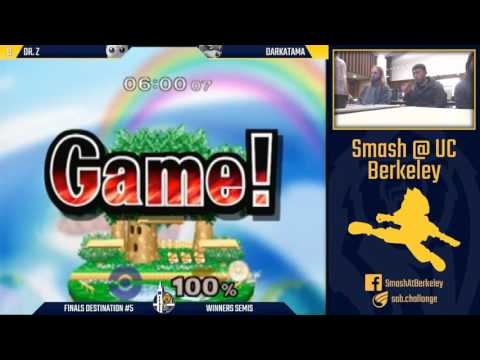 Finals Destination #5 - Melee Singles Winners Semis: Darkatma vs Dr. Z