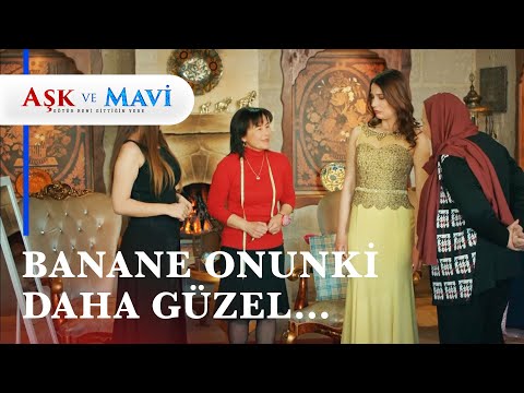 Safiye, Sevda'nın elbisesini kıskandı! - Aşk ve Mavi 21. Bölüm