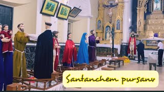 Santachem Pursanv ( Penitential Procession of saints) | Vlog | Mazel Fernandes | 2022