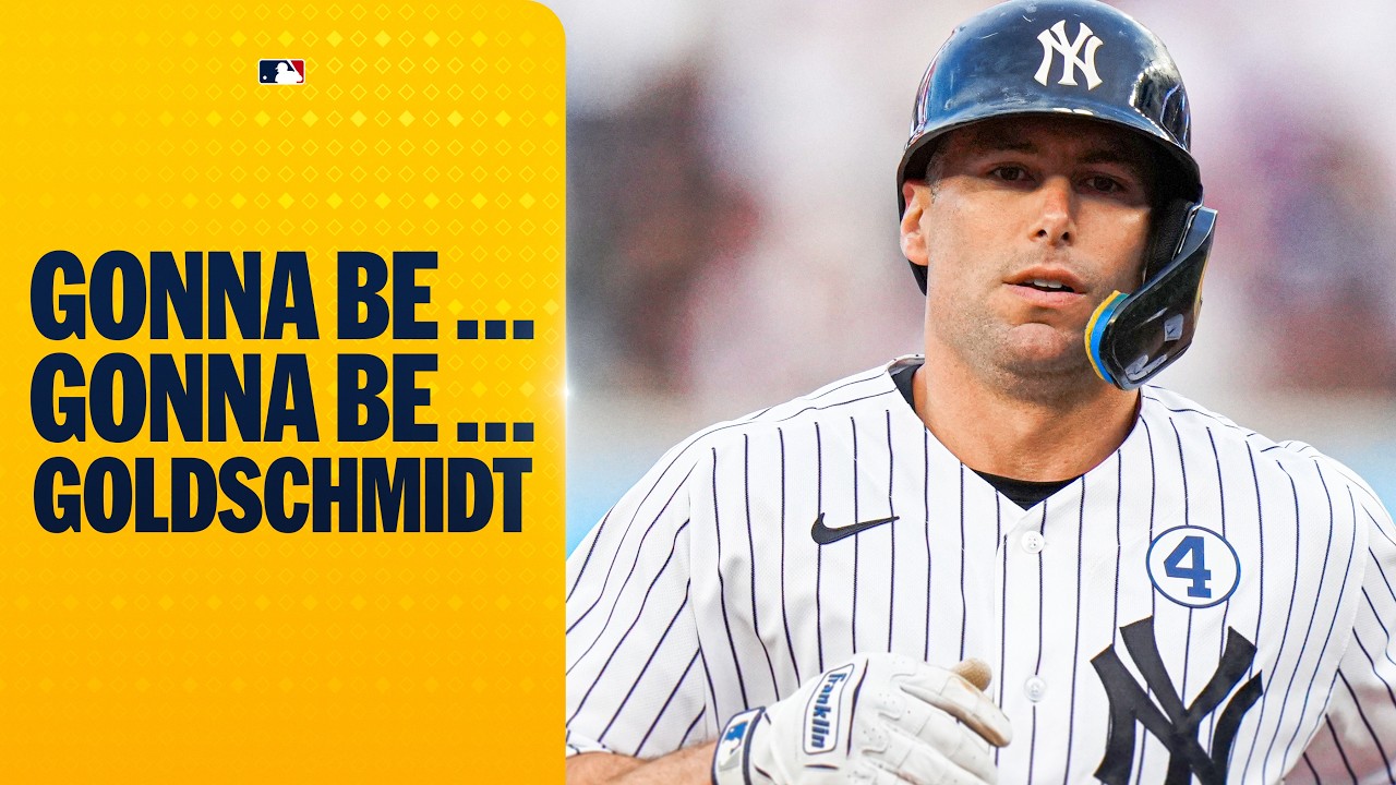 GONNA BE, GONNA BE GOLDY! 🌟 Paul Goldschmidt sends a ball out for the Yankees! | MLB Highlights