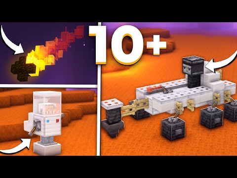 Borschy - Minecraft: 10+ Space Build Hacks!