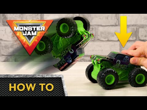 How to make Monster Jam trucks flip! Click & Flip Monster Jam trucks