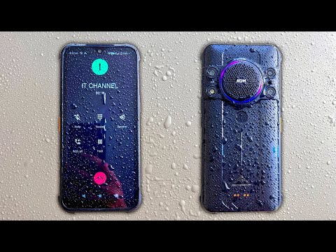 AGM H5 Pro Incoming Call in Water