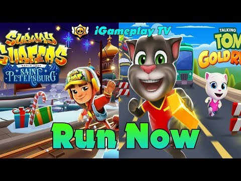 Talking Tom Gold Run Vs Subway Surfers 2019 - Game Play for Kids - iGame Play TV