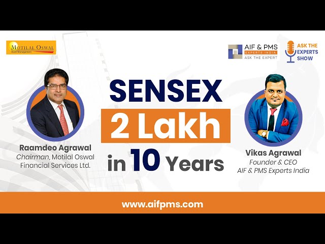Sensex 2 Lakh in 10 Years | Mr. Raamdeo Agrawal | AIF & PMS Experts India