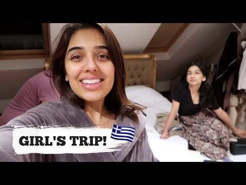 Girl's trip to Greece! | Annam Ahmad Vlog