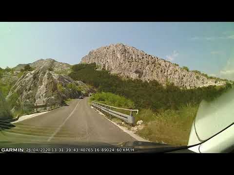 DRIVE #996: Brela-Slime-Kučiće-Omiš (Croatia) (timelapse 4x) *Read Description*