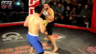preview picture of video 'OFC -Cage Fight- Ouarab Sofiane (NFC) VS Momad Gigiev (MMA Liege)'