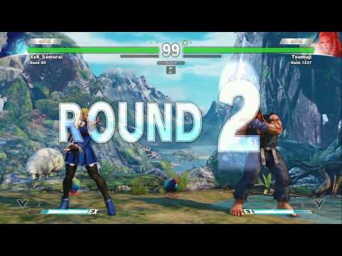 SFV Beta 3 Match: XSK_Samurai (Ryu) vs Tsumuji (Karin)