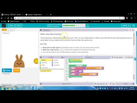 Code.org | Computer Science Discoveries | Unit 3 Lesson 19 part 2 exercises