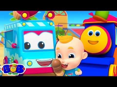 LIVE🔴  Bob der Zug – Das Eiscreme-Lied und Mehr Kinderlieder 🎵🍨