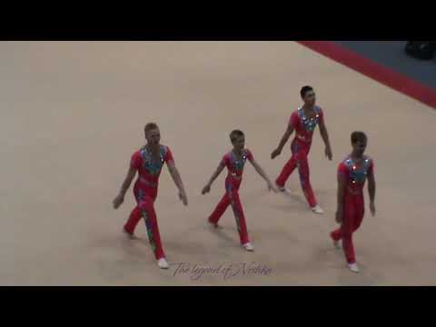 GBR - Men group Acro worlds Levallois 2014 Final