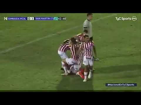 Goles de Castro y Purita: Gimnasia (Mendoza) 0-3 San Martín (Tucuman), Primera Nacional 19/20