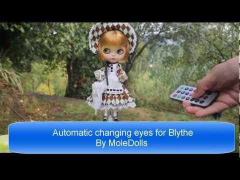 Automatic Changing Eyes with Control Remote by MoleDolls