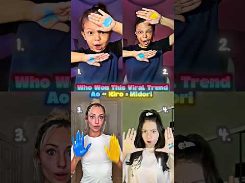 Ao💙 ~ Kiro💛 = Midori💚 #tiktok #trend