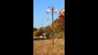 preview picture of video 'Bicycle Wheel Windmill Art on the Atlanta BeltLine'