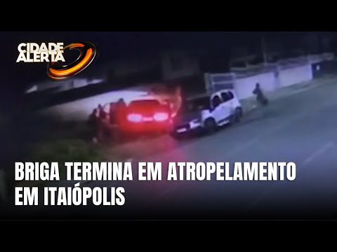 Discussão termina em atropelamento e briga generalizada em Itaiópolis