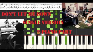 Don&#39;t Let Me Down (by Beatles) e-piano part reconstructed