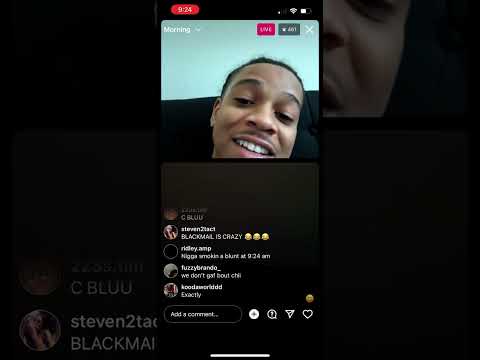 C BLU chatting on live on Ig Live with Yommy Gz & Shy Loso about Toothbrushes & Females