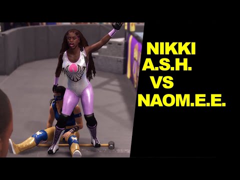 WWE 2K22 Nikki A.S.H. vs NoaM.E.E. - Super Match
