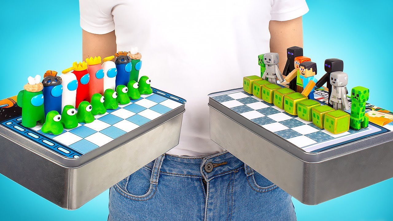 Xadrez Maneiro que Parece com Personagens de Jogos Populares