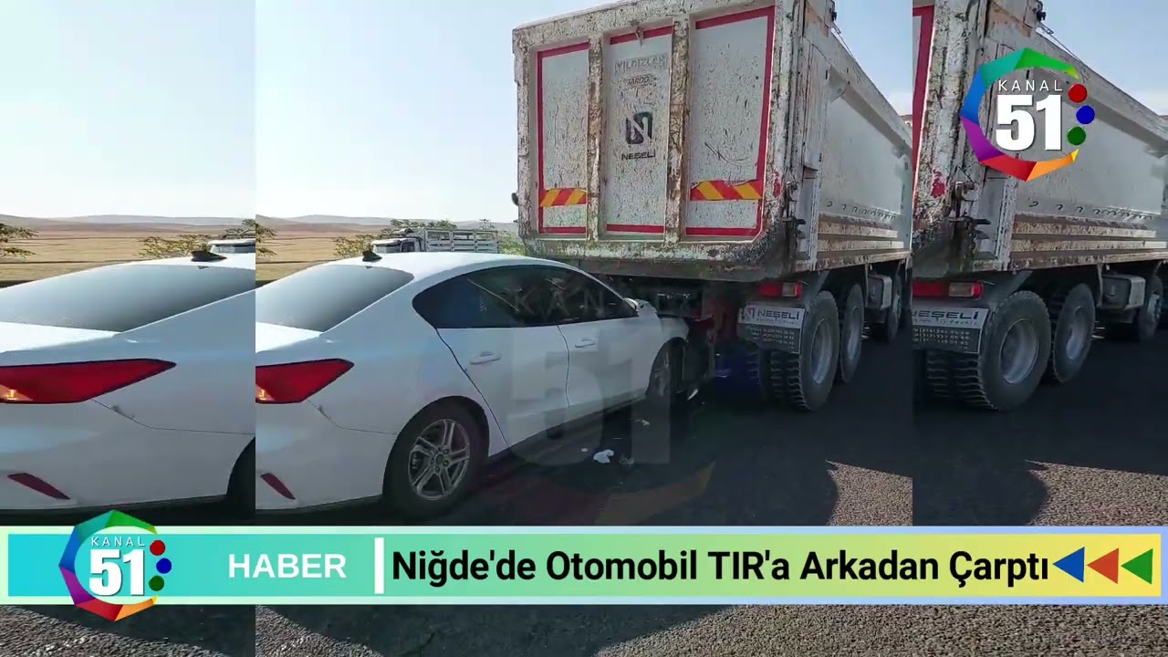 Niğde'de Feci Kaza ve Mucize Kurtuluş