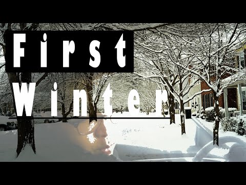 I can wake up to this every day - driving around Charlottesville in winter storm - The first winter