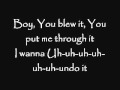 Undo It by: Carrie Underwood LYRICS 
