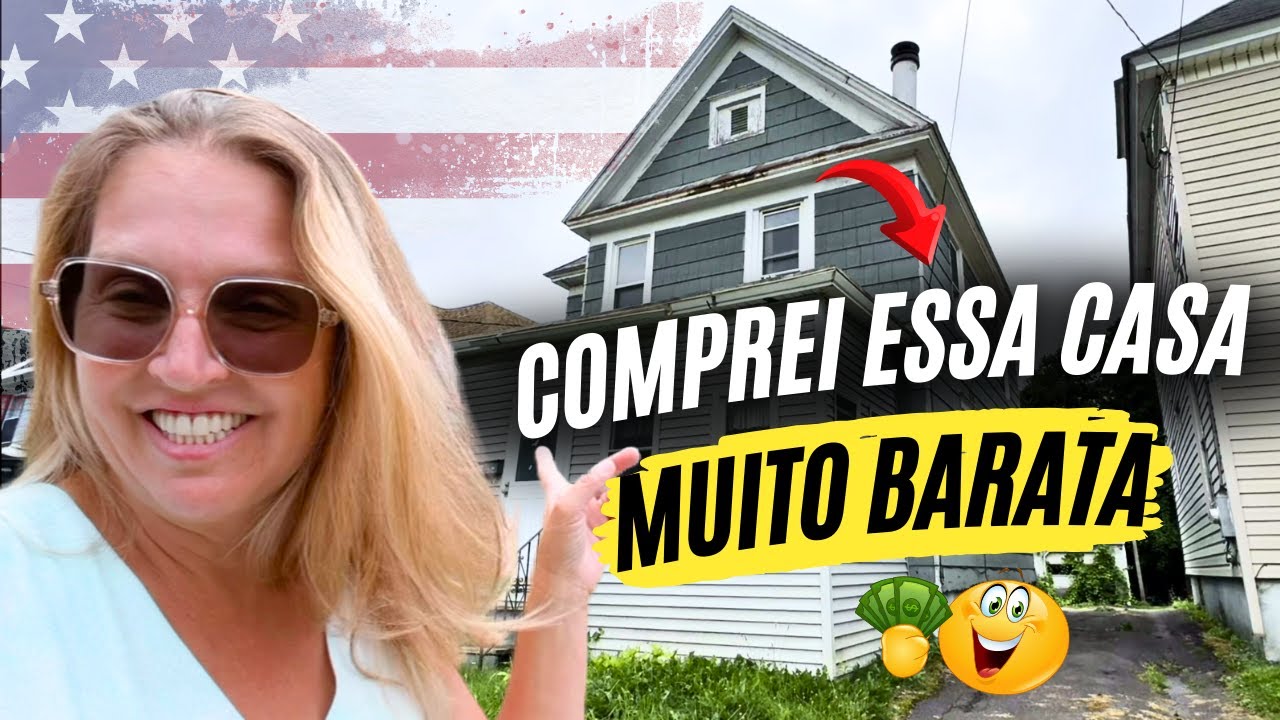 COMPREI uma Casa de LEILÃO em Nova York por $46.000! Valor de Mercado: $200.000